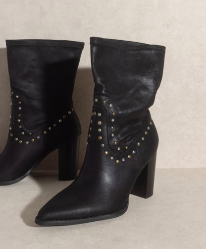 Paris studded boot