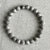 Men's Matte Grey Jasper 8mm beaded stretch bracelet