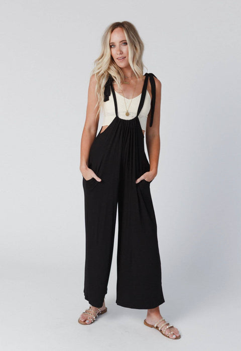 Riley gathered pleated jumpsuit