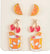 Summer cocktail earring trio