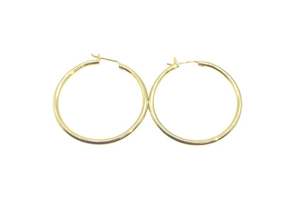 Gold hoops by EmandNate