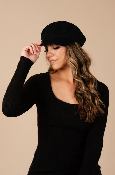 Abella newsboy cap