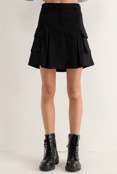 Mara cargo mini skirt