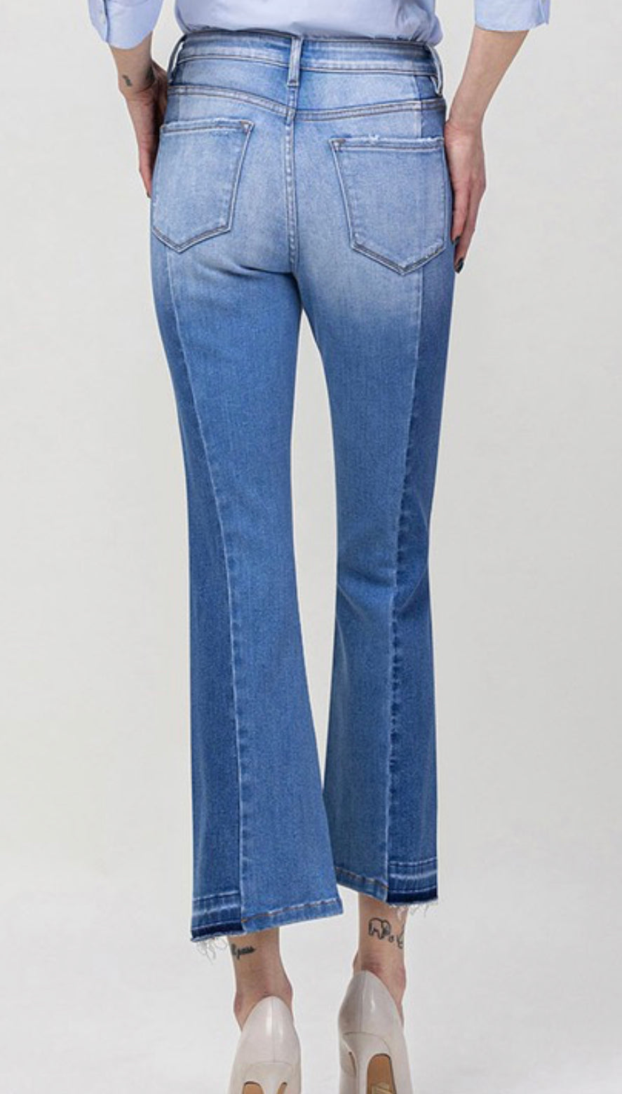 Spirited crop jeans