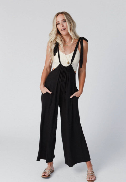 Riley gathered pleated jumpsuit