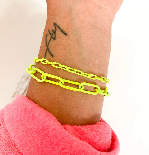 Mood boosting chain bracelets (chunky)