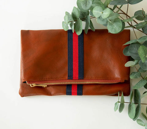 Preppy Fold-over Clutches