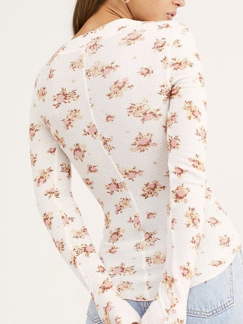 One of the Girls printed Henley