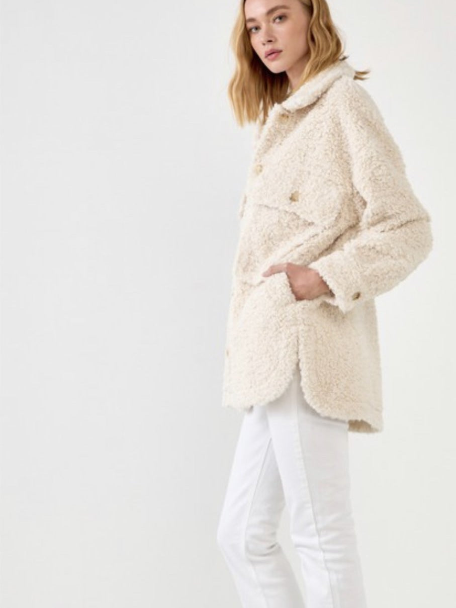 ‘After Slopes’ Sherpa jacket